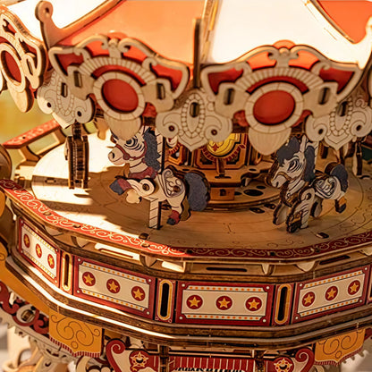 Wooden Assembly Ferris Wheel – DIY 3D Wooden Puzzle Kit