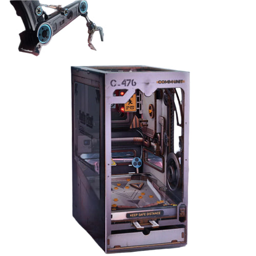 Mechanical Celebration Wooden Puzzle Book Nook Kit