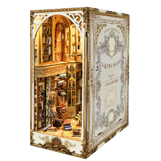 Baroque Dreams DIY Wooden Book Nook Shelf Insert