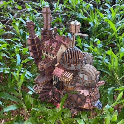 Hal’s Moving Castle – 3D Wooden Puzzle Kit