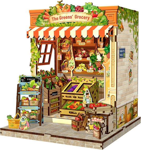 The Greens’ Grocery – DIY Miniature House Kit
