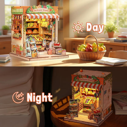 The Greens’ Grocery – DIY Miniature House Kit
