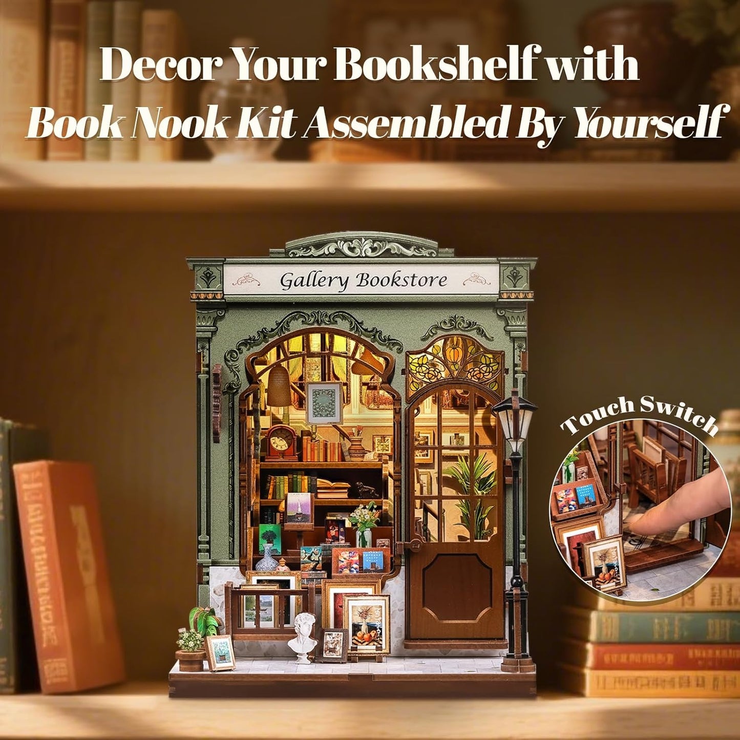 Gallery Bookstore – DIY Miniature House Kit