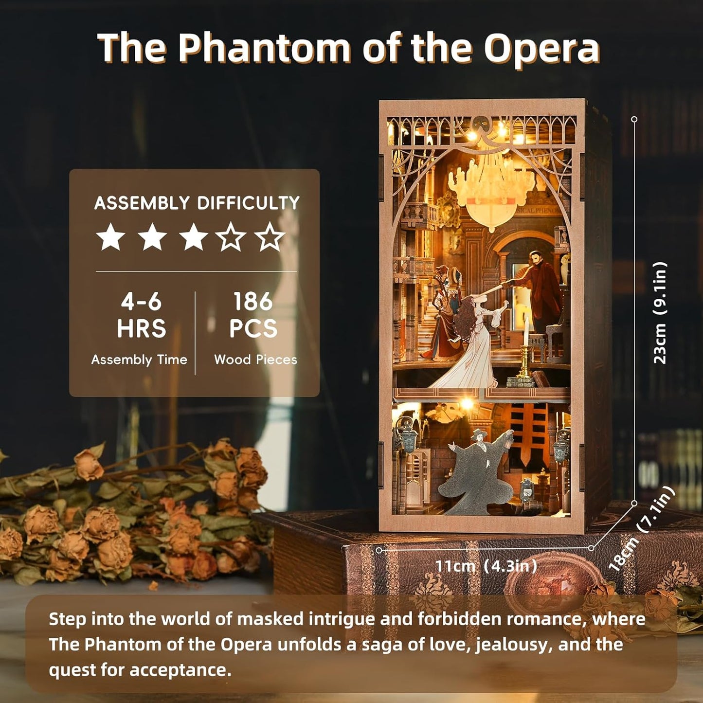 Phantom of The Opera – DIY Book Nook Kit