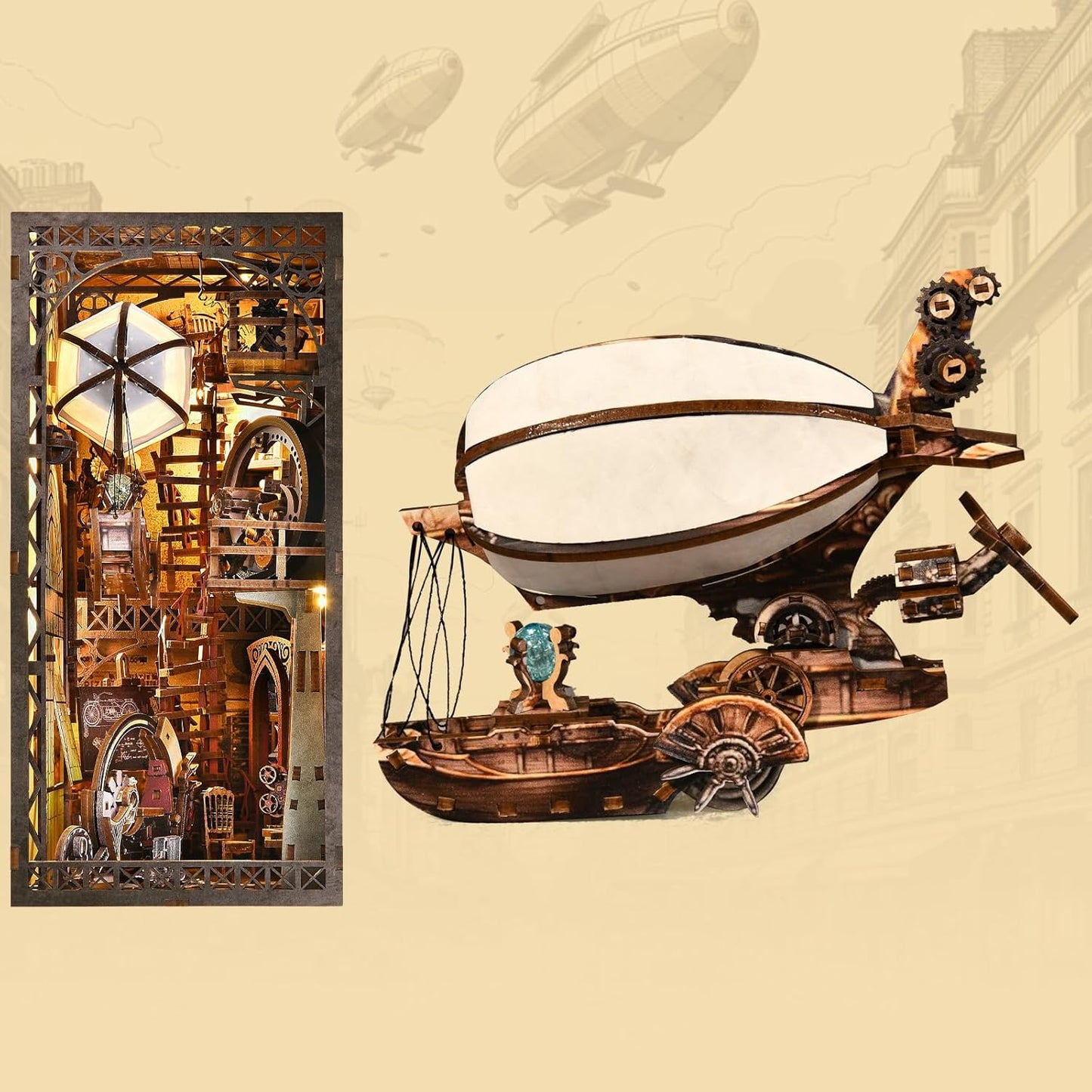 Uncle Peter’s Steampunk Workshop – DIY Book Nook Kit