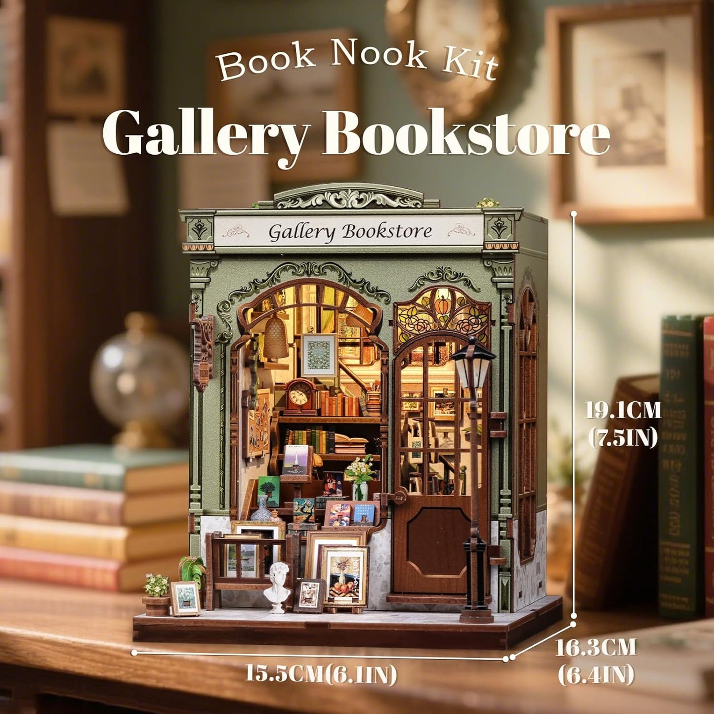 Gallery Bookstore – DIY Miniature House Kit