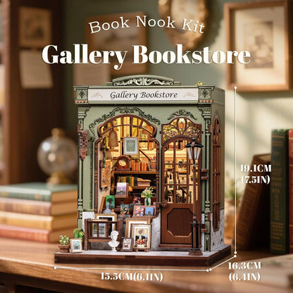 Gallery Bookstore – DIY Miniature House Kit