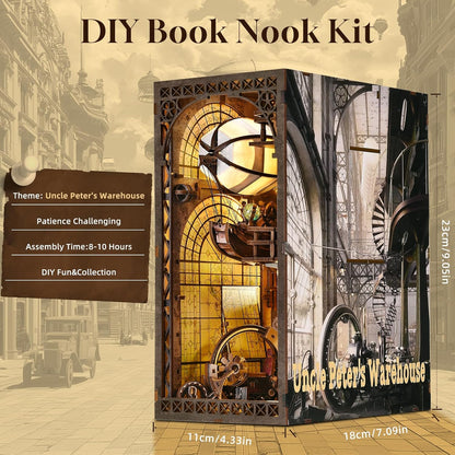 Uncle Peter’s Steampunk Workshop – DIY Book Nook Kit
