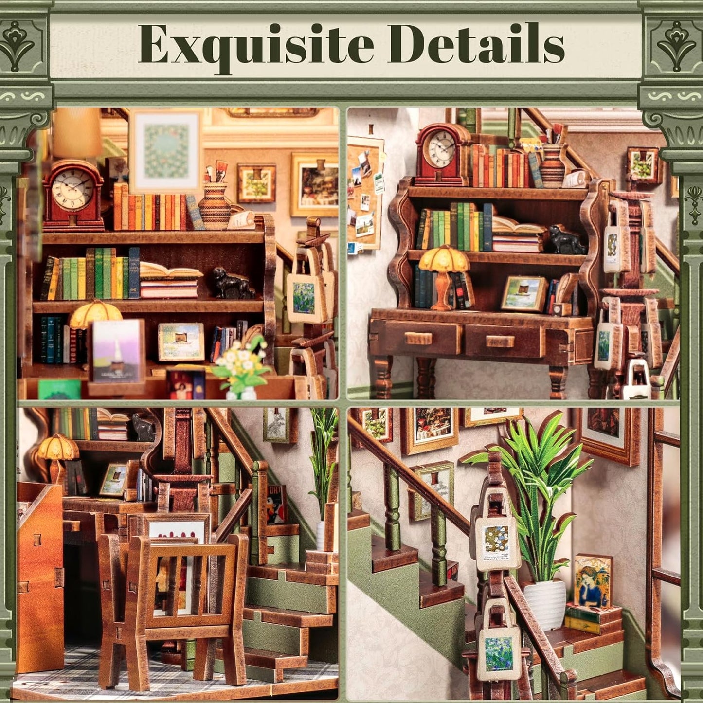 Gallery Bookstore – DIY Miniature House Kit