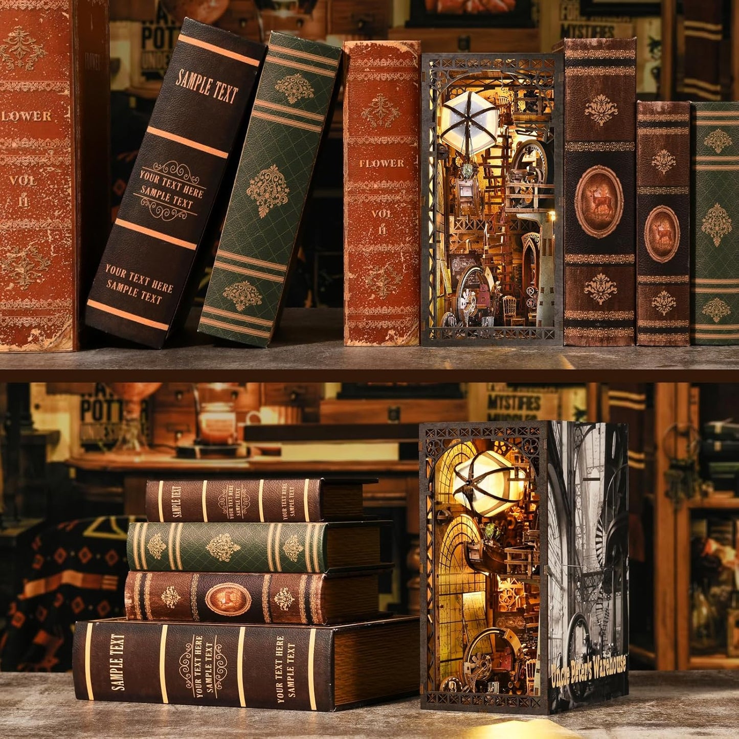 Uncle Peter’s Steampunk Workshop – DIY Book Nook Kit