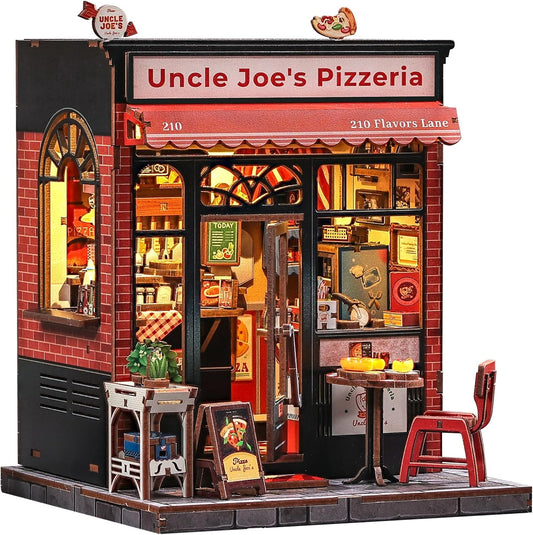 Uncle Joe’s Pizzeria – DIY Miniature House Kit