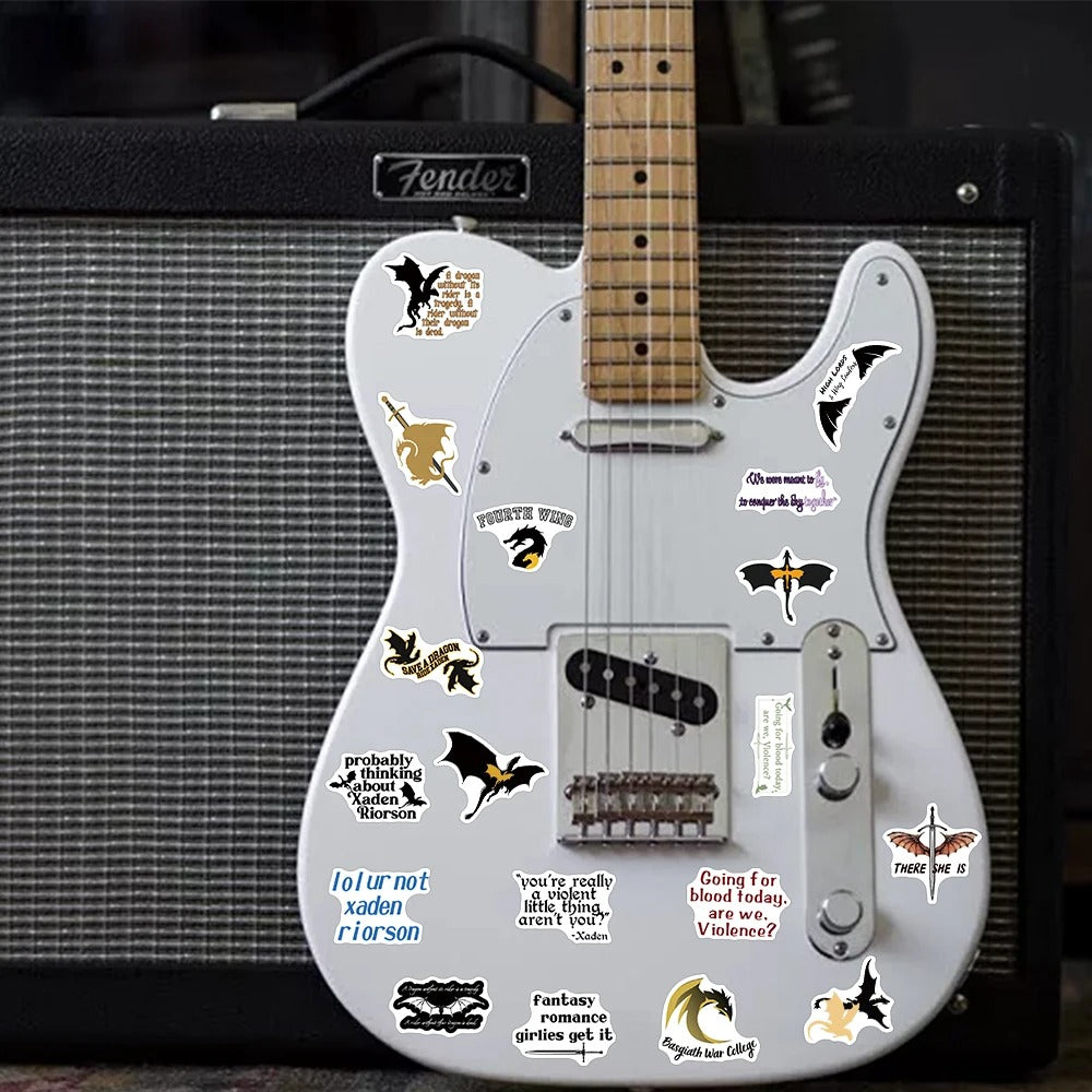 warrior Wing Dragon Rider Vinyl Sticker Pack