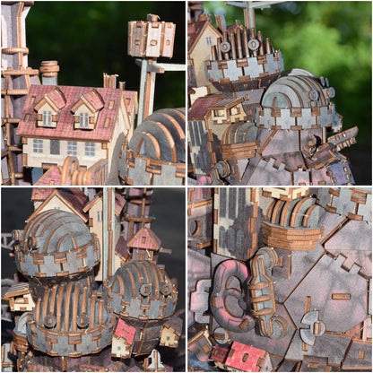 Hal’s Moving Castle – 3D Wooden Puzzle Kit