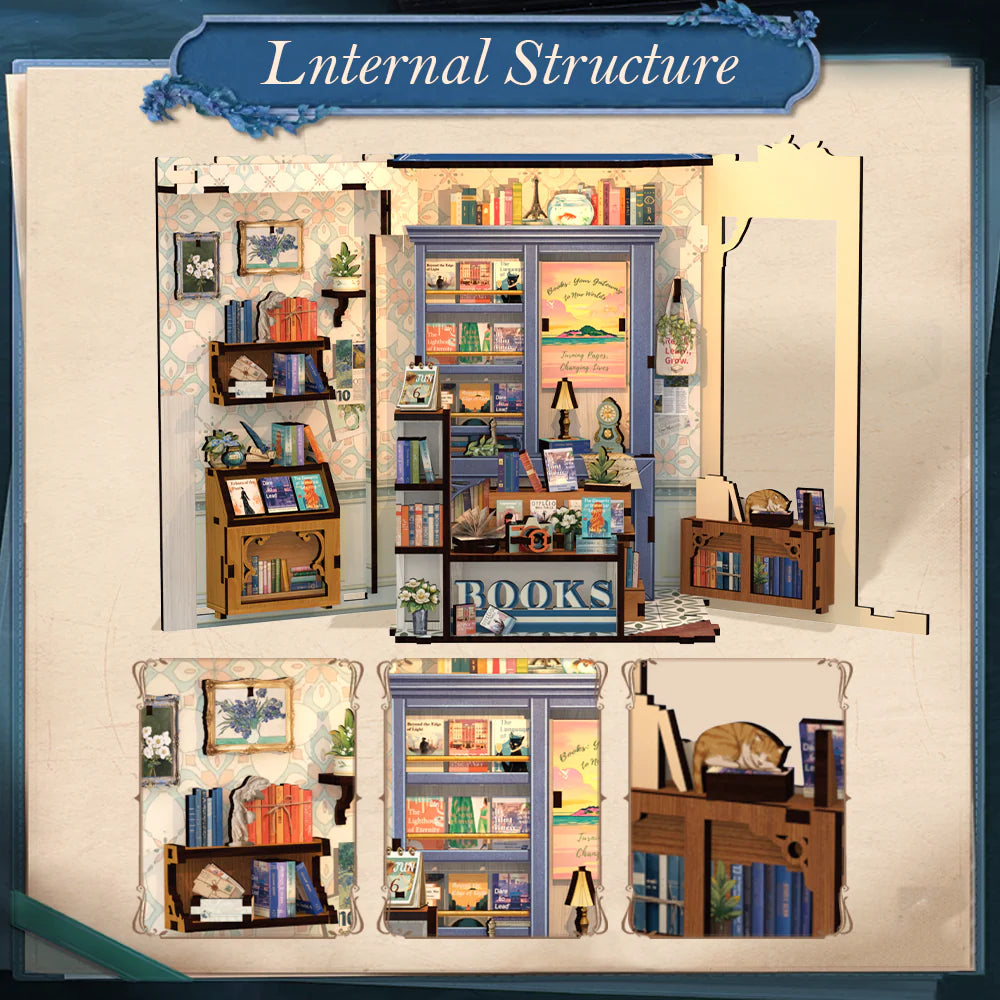 Literature Bookstore – DIY Book Nook Kit
