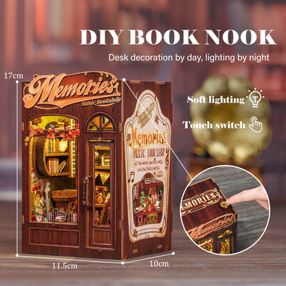 Memories Music Bookshop – DIY Book Nook Kit