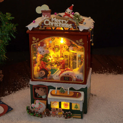Merry Christmas Claw Machine – DIY Wooden Music Box