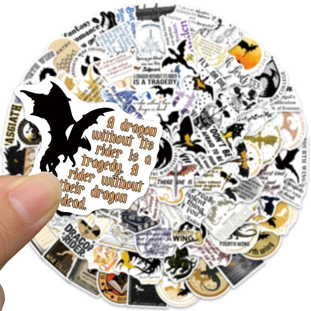 warrior Wing Dragon Rider Vinyl Sticker Pack