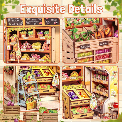 The Greens’ Grocery – DIY Miniature House Kit