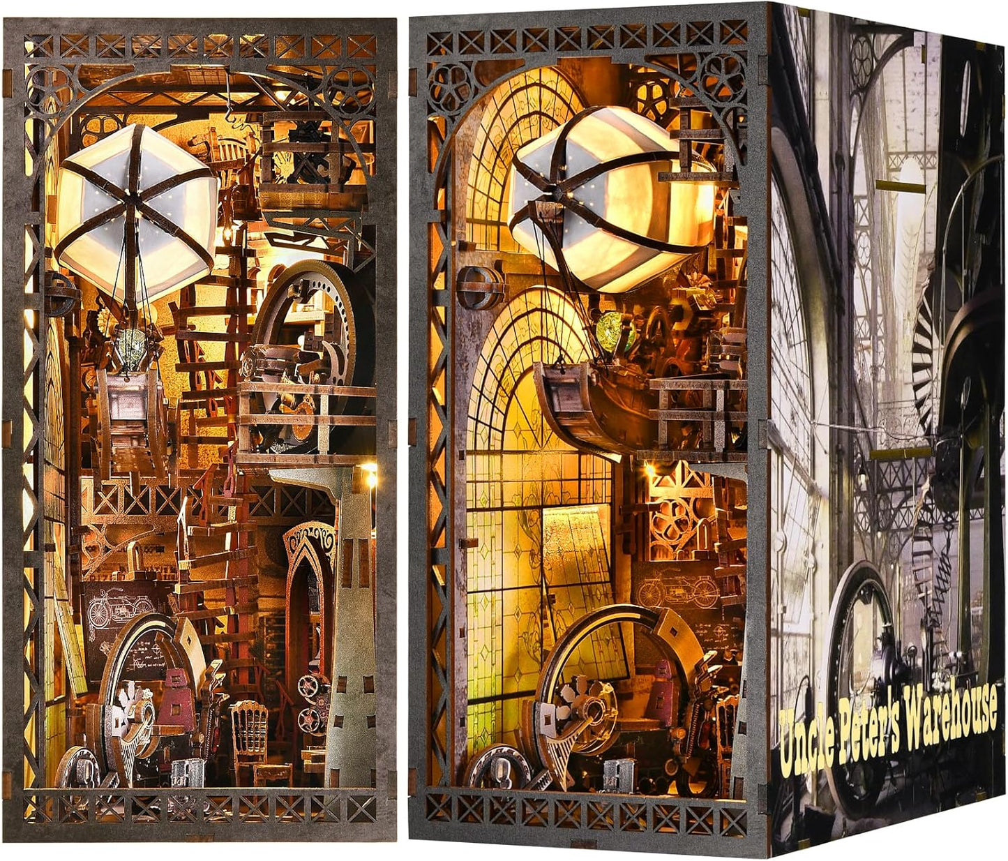 Uncle Peter’s Steampunk Workshop – DIY Book Nook Kit