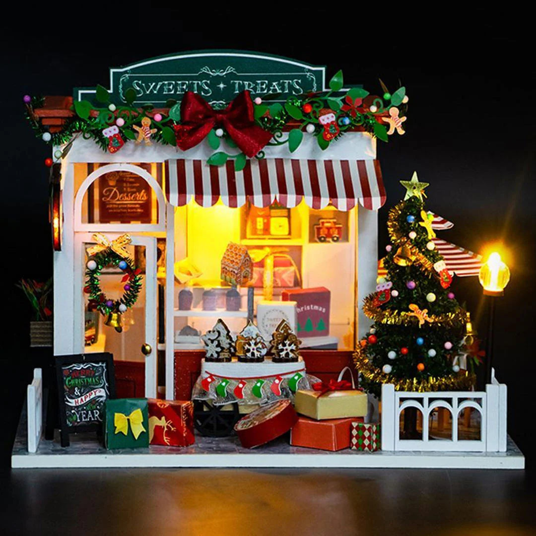Christmas Sweets & Treats Shop – DIY Miniature House Kit