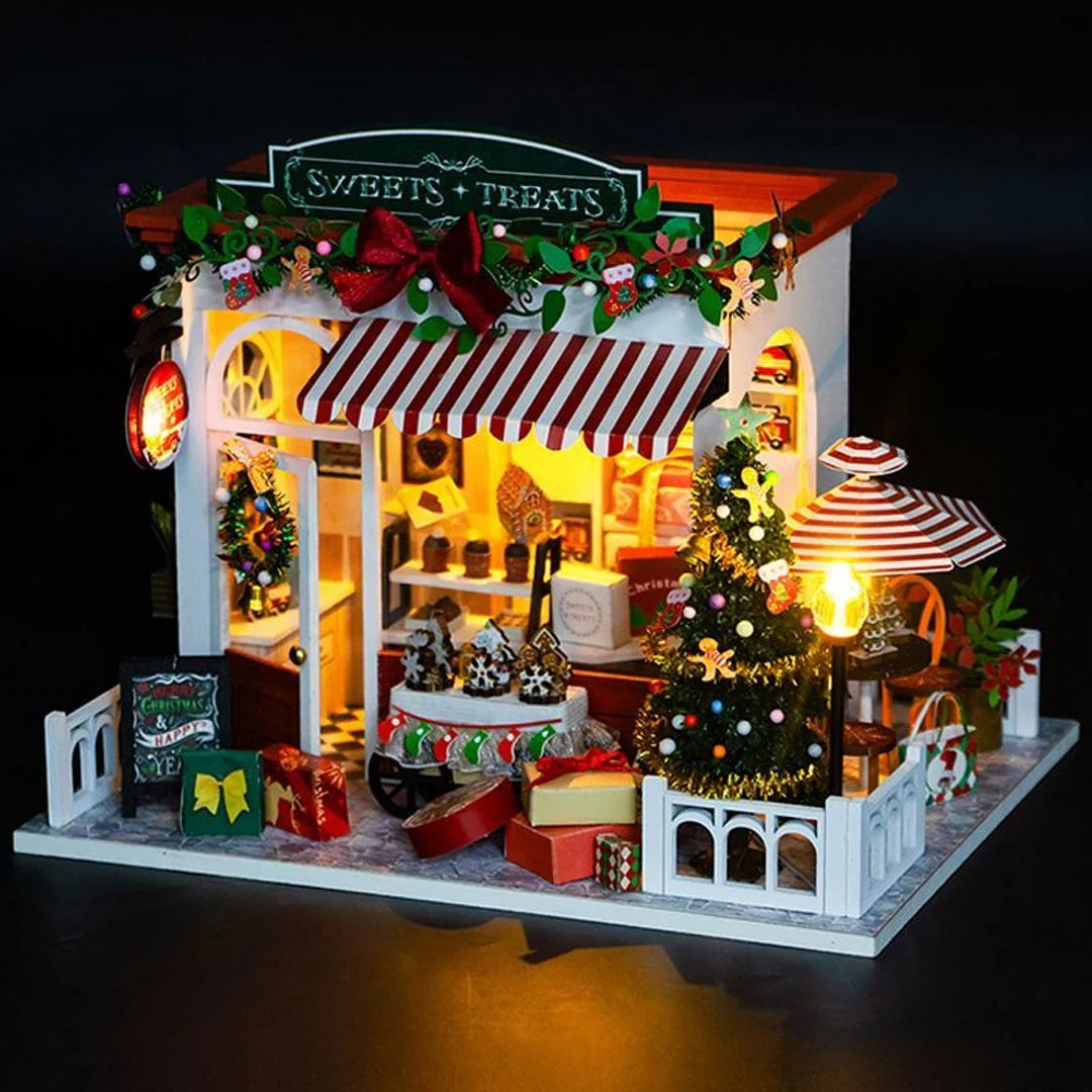 Christmas Sweets & Treats Shop – DIY Miniature House Kit
