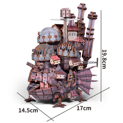 Hal’s Moving Castle – 3D Wooden Puzzle Kit
