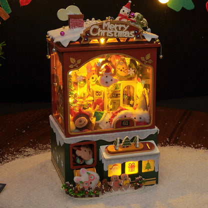 Merry Christmas Claw Machine – DIY Wooden Music Box