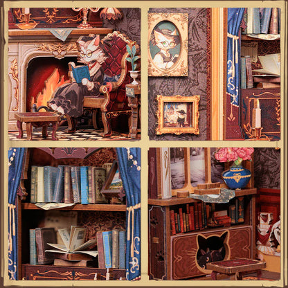 Count Cat’s Study – DIY Book Nook Kit