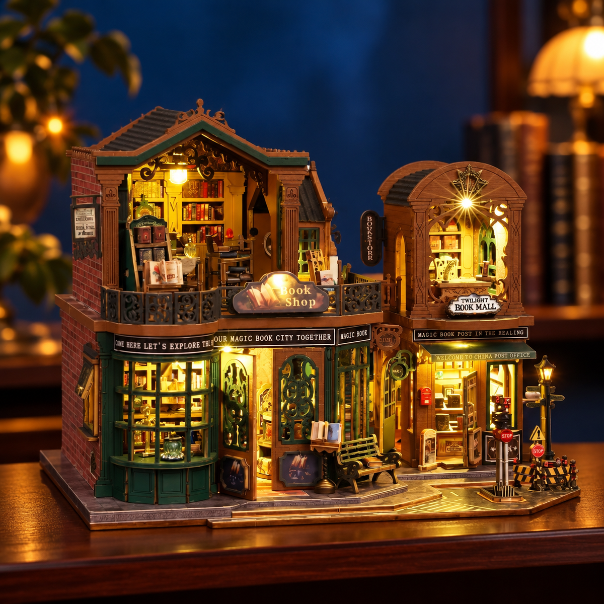 Twilight Book Town DIY Miniature Bookshop Kit