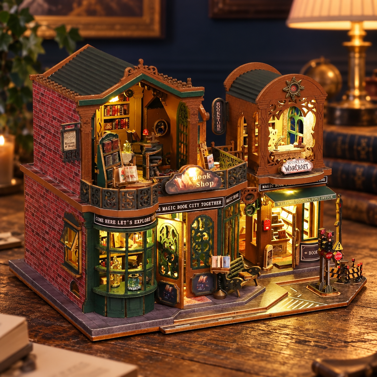Twilight Book Town DIY Miniature Bookshop Kit