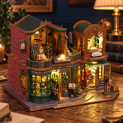 Twilight Book Town DIY Miniature Bookshop Kit