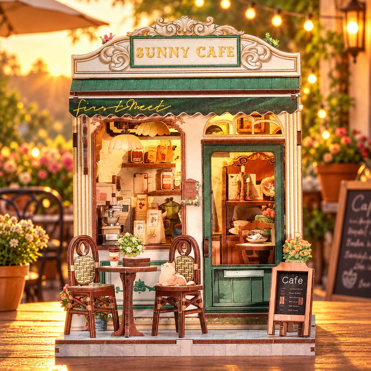 Sunny Café – Cozy Coffee Shop DIY Kit