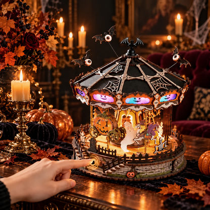 Phantom Waltz – Gothic Halloween Carousel DIY Kit