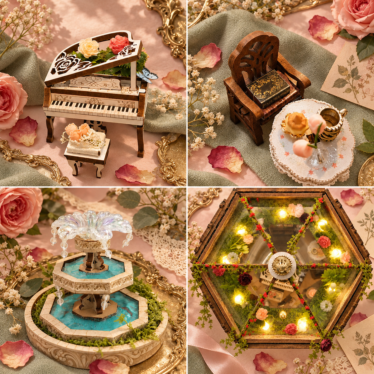 Rose Manor – Romantic Garden DIY Kit