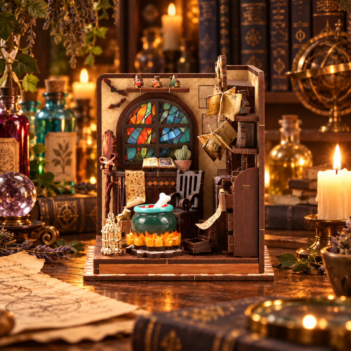 Mini Potion Workshop – Magical Wizard Study DIY Kit