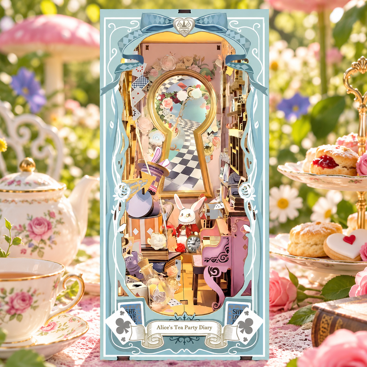 Alice’s Tea Party – Wonderland DIY Book Nook Kit