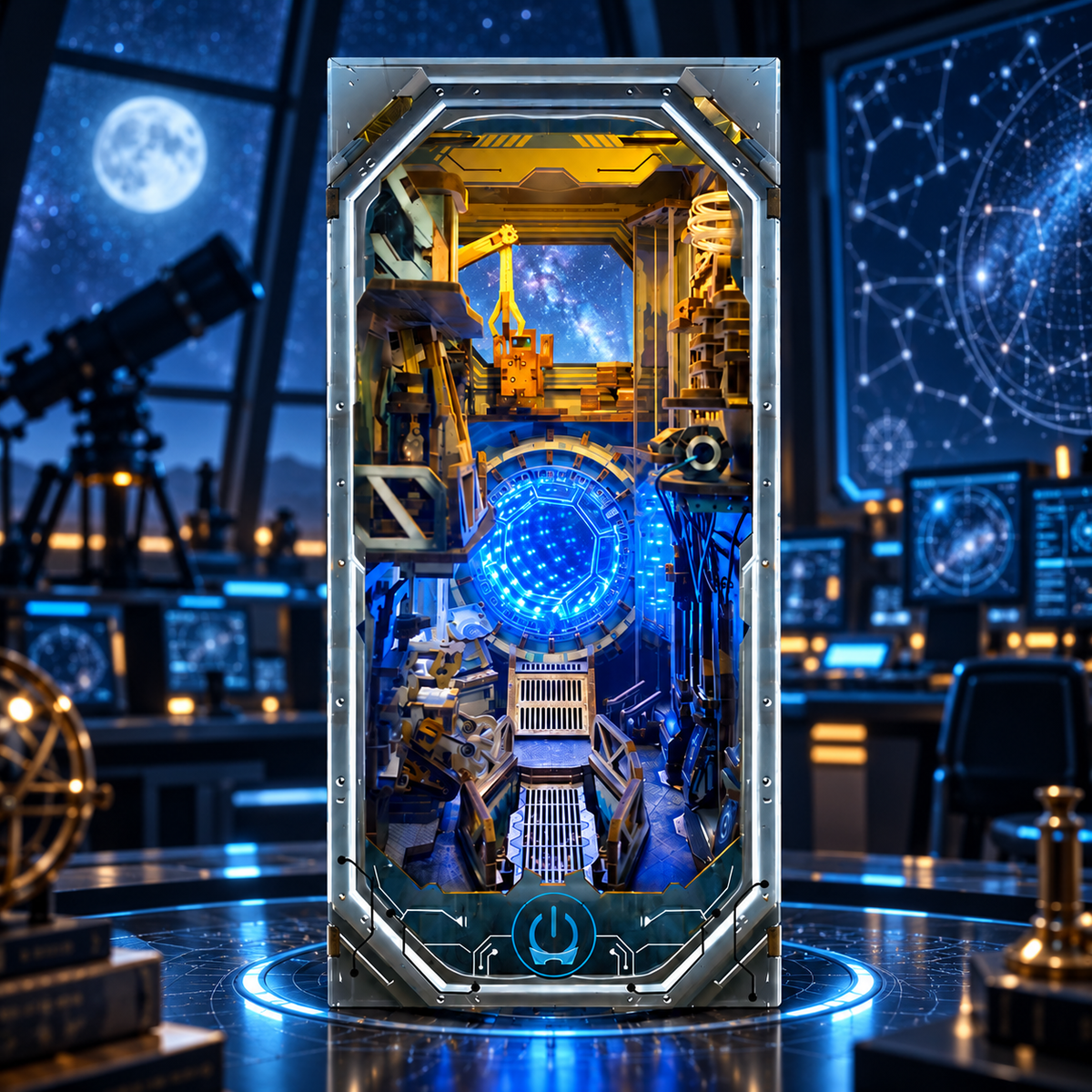 Space Portal – Futuristic DIY Book Nook Kit