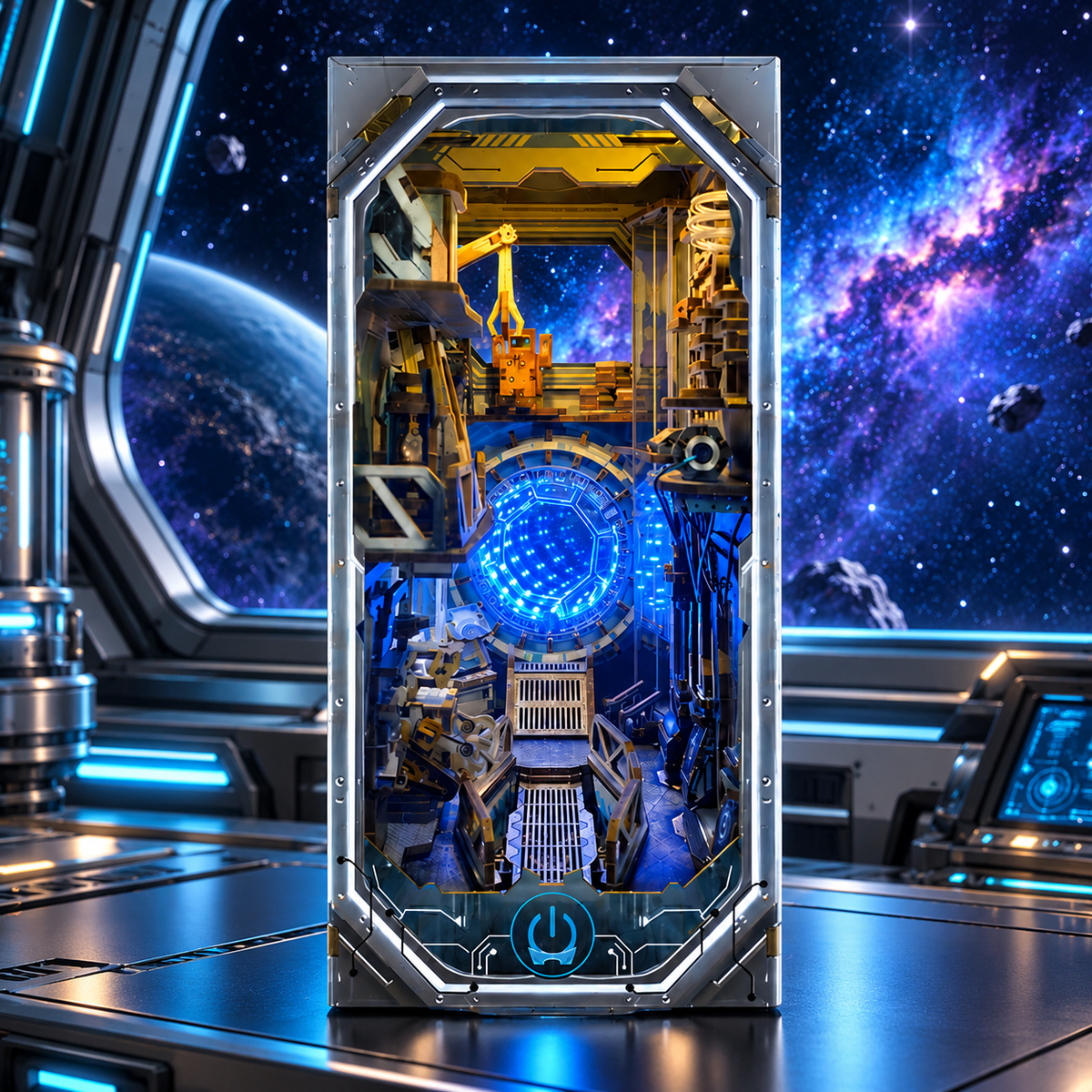 Space Portal – Futuristic DIY Book Nook Kit