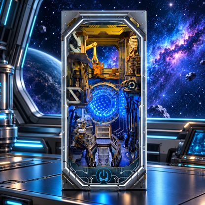 Space Portal – Futuristic DIY Book Nook Kit