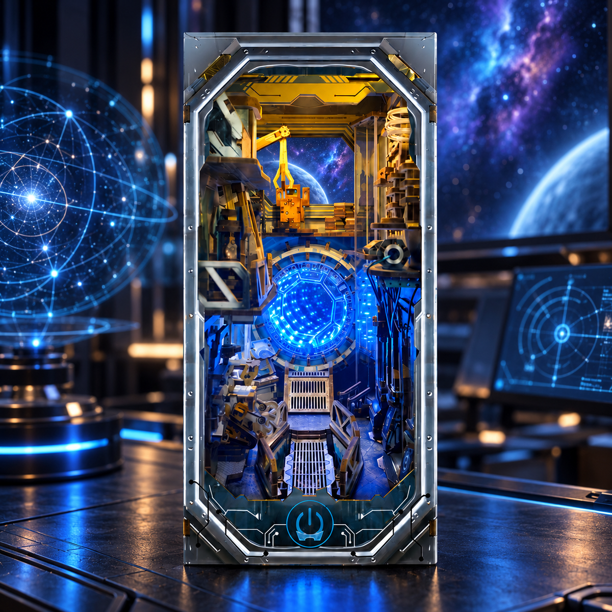 Space Portal – Futuristic DIY Book Nook Kit