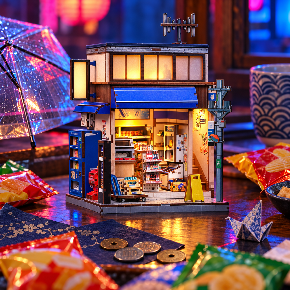 Tokyo Street Mart – Japanese Convenience Store DIY Book Nook