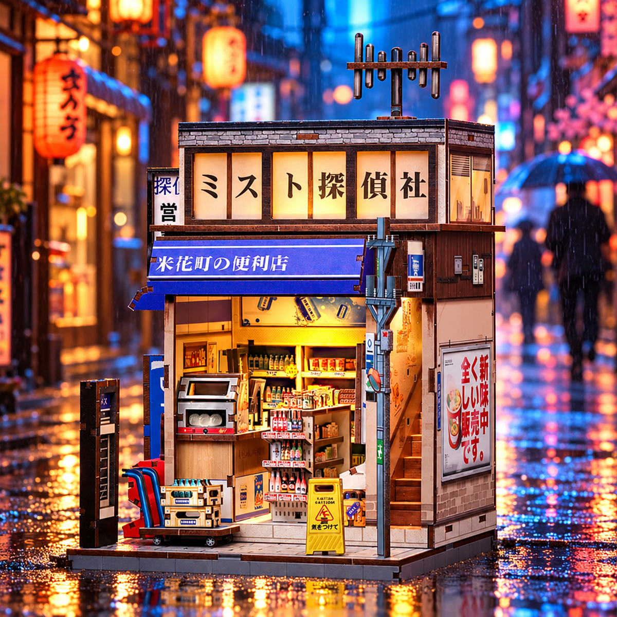 Tokyo Street Mart – Japanese Convenience Store DIY Book Nook