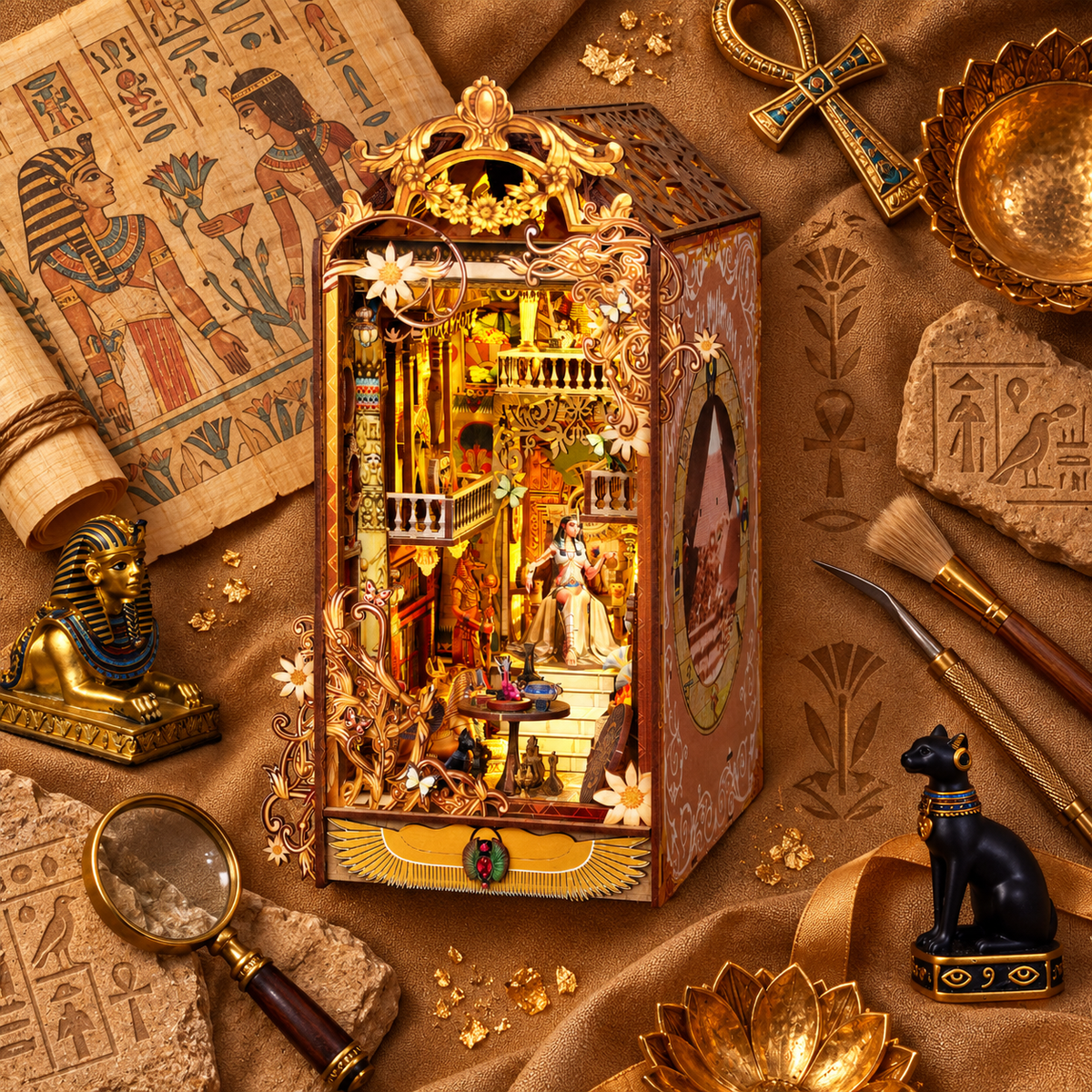 Egyptian Kingdom – Ancient Egypt DIY Book Nook Kit