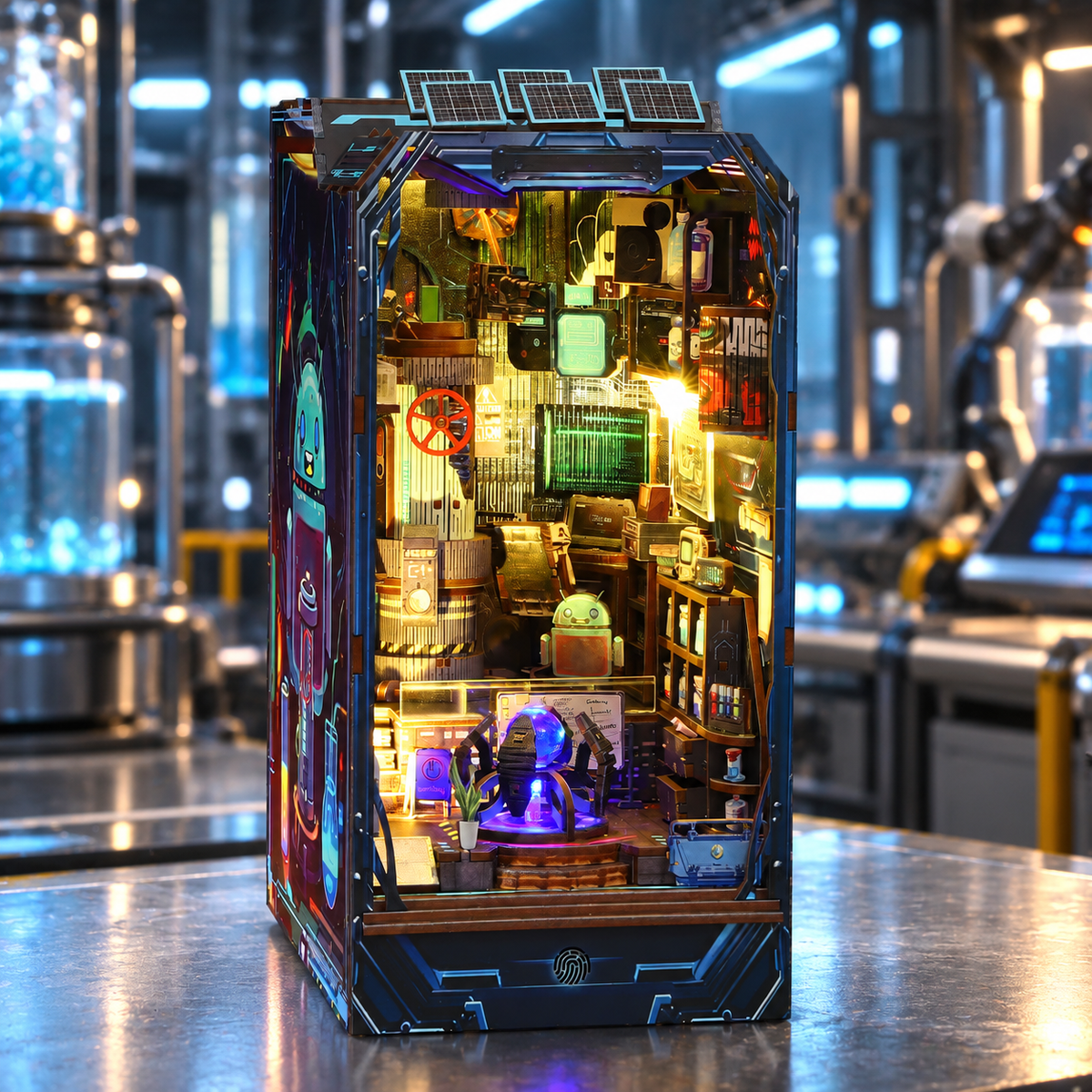 Energy Lab – Cyberpunk Science DIY Book Nook Kit