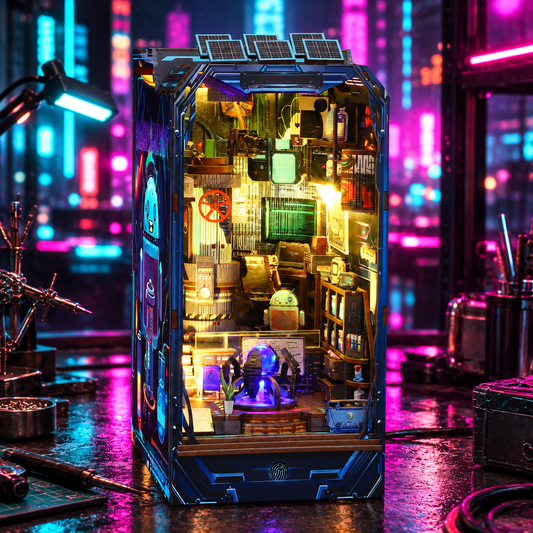 Energy Lab – Cyberpunk Science DIY Book Nook Kit