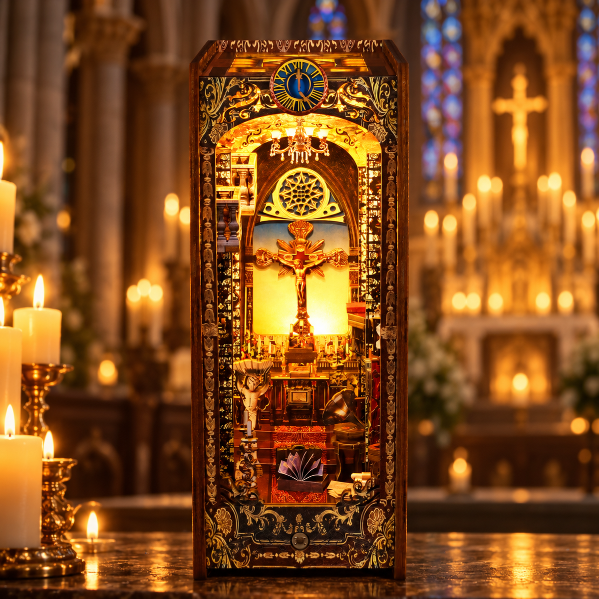 Holy Trinity Church – Sacred Cathedral DIY Book Nook Kit