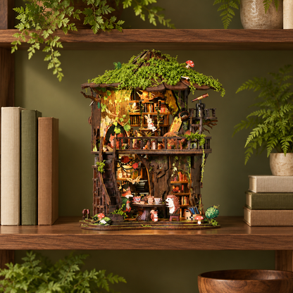 Forest Tea House DIY Miniature Treehouse Kit
