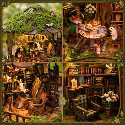 Forest Tea House DIY Miniature Treehouse Kit