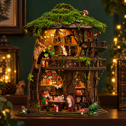 Forest Tea House DIY Miniature Treehouse Kit