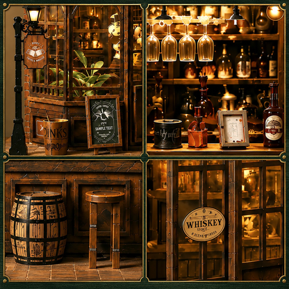Corner Tavern DIY Book Nook Kit